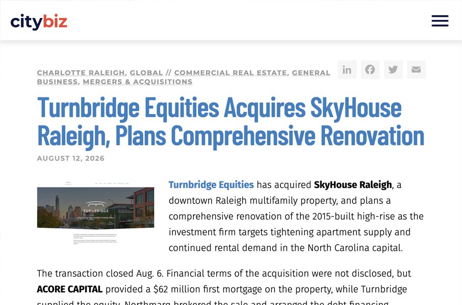 City Biz Article